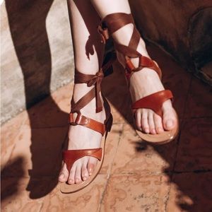 Sarah Flint Grear Sandal in Brown 39/8.5